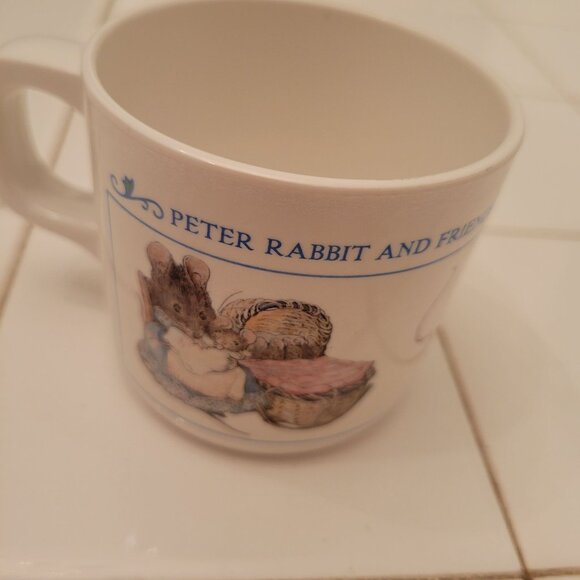 Eden Peter Rabbit Friends Plastic Melamine Mug 3 in Baby Nursery Gift - Picture 1 of 6